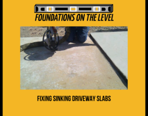 Fixing a Sinking Driveway Slab